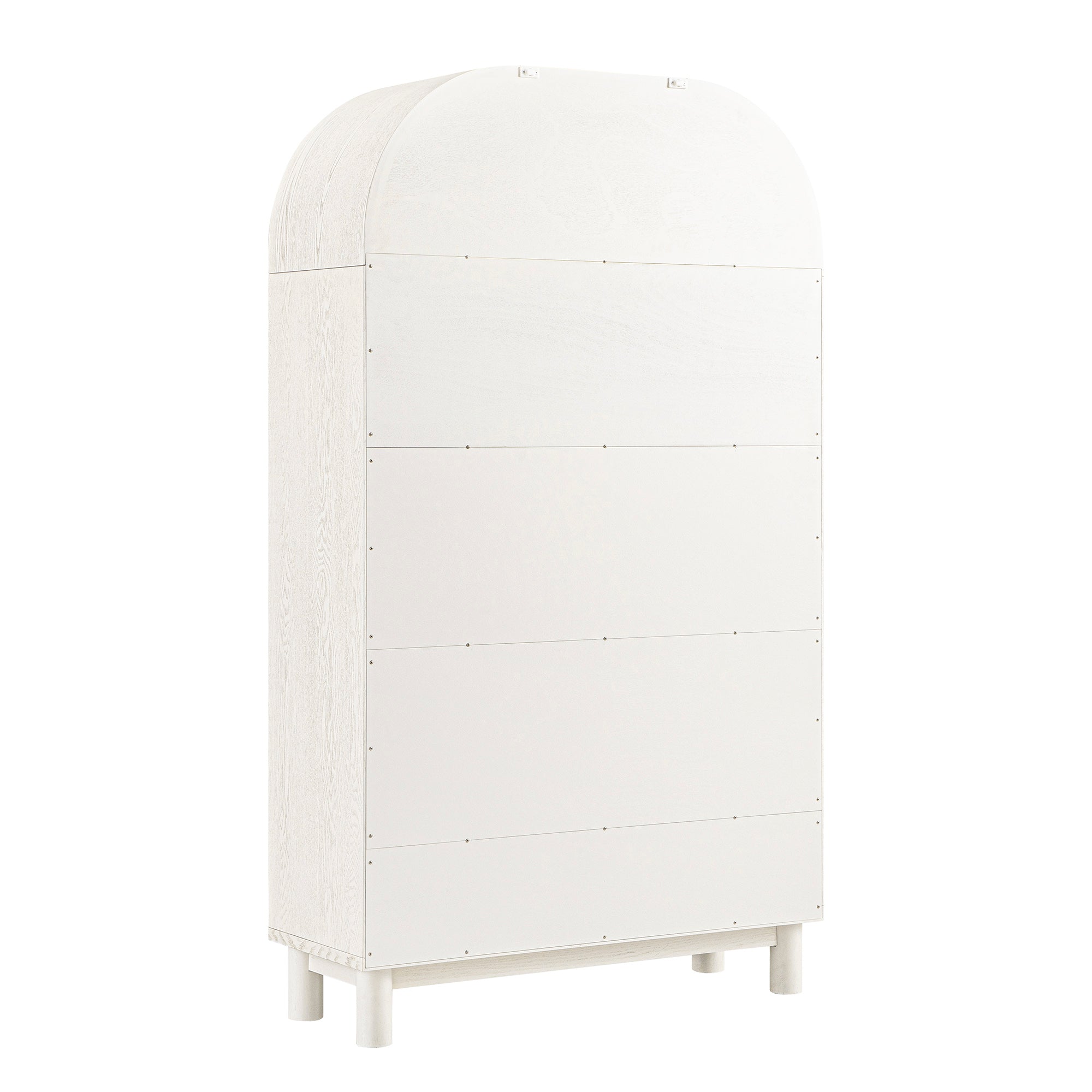 Large Storage Cabinet, Washed White Ash