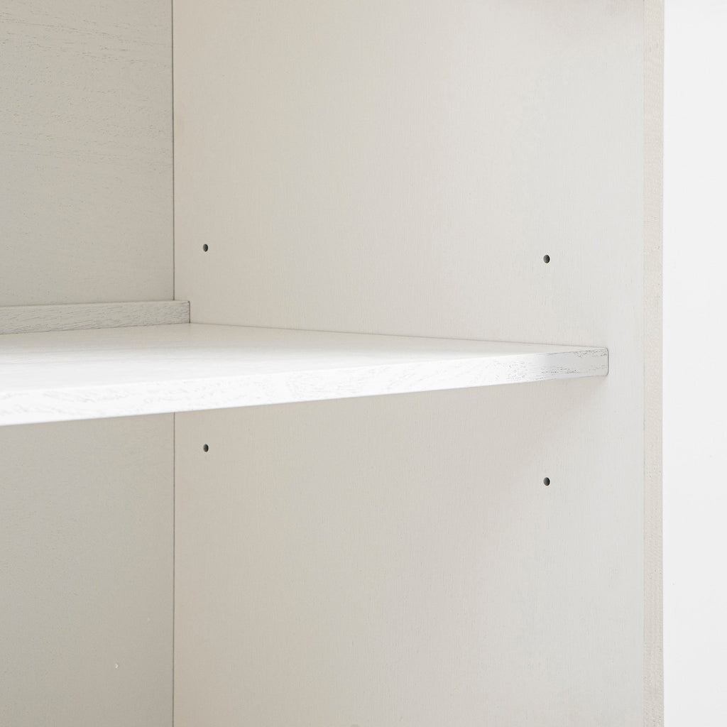 Large Storage Cabinet, Washed White Ash