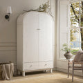 Large Storage Cabinet, Washed White Ash